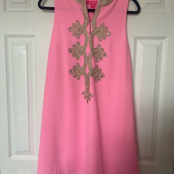 Lilly Pulitzer Dresses & Skirts - Lilly Pulitzer Pink Dress with Silver Detailing